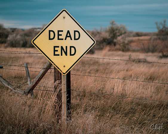 Dead End. Billings, Montana. 2022
