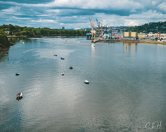 Chasing Leisure on River Lee. Cork, Ireland. 2019