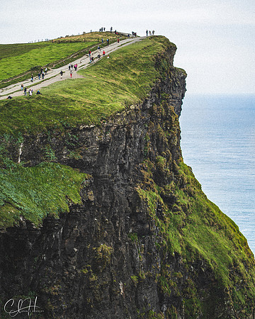 Pilgrimmage to the Top. Cliffs of Moher, Ireland. 2019
